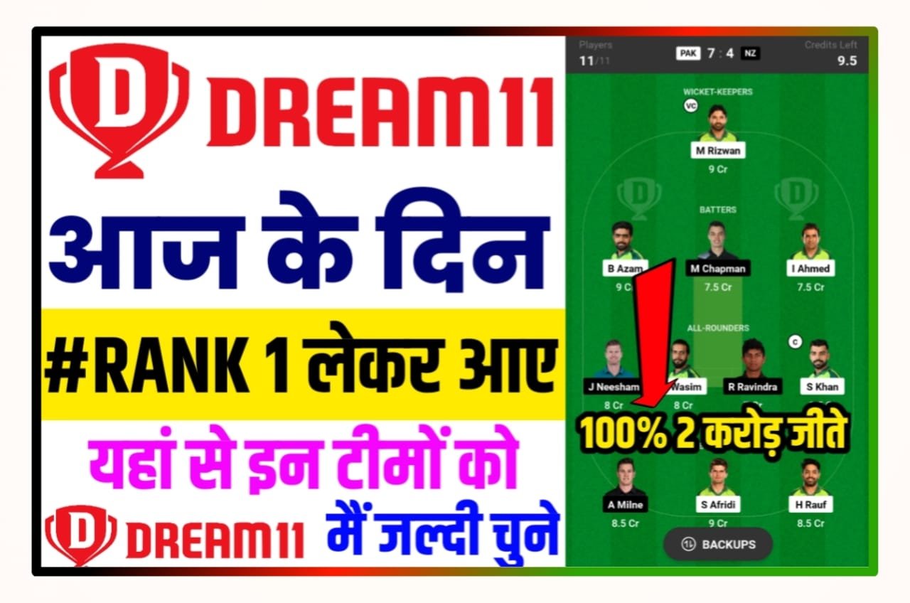 Dream 11 1st Rank Winning Tricks in Hindi - dream11 फर्स्ट रैंक जीतने वाले विनर ने बताया ट्रिक, dream11 में फर्स्ट रैंक कैसे लाएं !