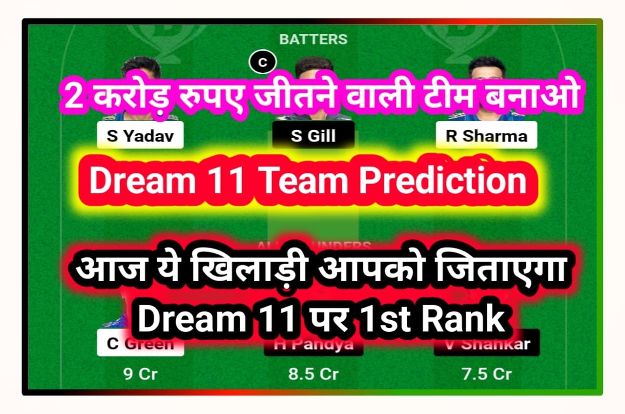 Today Dream 11 Team Winner Tricks : 2 करोड़ रुपए जीतने वाली टीम ऐसे बनाओ, रोज करोड़पति बनो नया तरीका ट्रिक अपनाएं